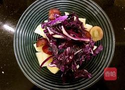 紫甘蓝雪梨沙拉的做法图解5