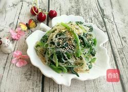 凉拌粉丝菠菜的做法图解5