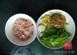 榨菜苕粉肉丝的做法图解2