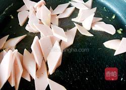 青椒炒鸡蛋火腿片的做法图解7