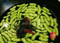 五香茶煮毛豆的做法图解4
