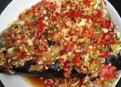 辣椒蒸鱼头的做法图解5