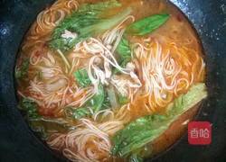 红油榨菜肉丝面的做法图解6