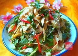 凉拌油豆皮的做法图解4