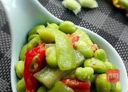 丝瓜炒毛豆的做法图解11