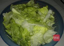 白灼圆生菜的做法图解2