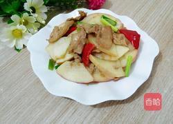苹果炒肉片的做法图解13