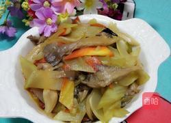莴苣炒平菇的做法图解11
