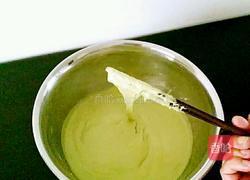 奶香抹茶发糕的做法图解4