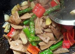 尖椒炒猪肝的做法图解8