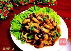 酱爆八爪鱼的做法图解12