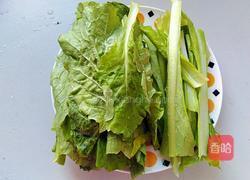 小白菜汆丸子的做法图解3