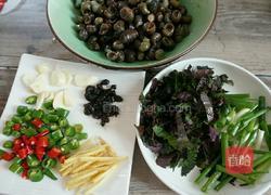 紫苏炒田螺的做法图解7