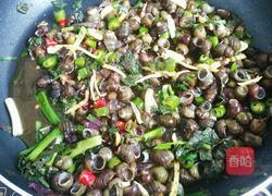 紫苏炒田螺的做法图解14