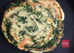 盘丝韭菜饼的做法图解6