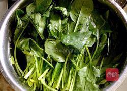 老醋菠菜花生米的做法图解3