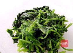 老醋菠菜花生米的做法图解11