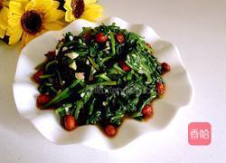 老醋菠菜花生米的做法图解20