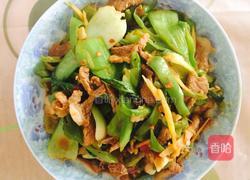 青椒小青菜炒肉的做法图解6