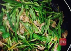 青椒小青菜炒肉的做法图解4