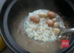 花生青菜粥的做法图解4