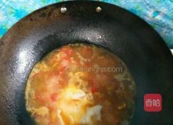 西红柿鸡蛋热汤面的做法图解3