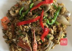 梭子蟹炒鸡蛋的做法图解7