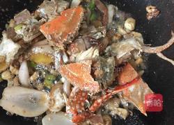 梭子蟹炒鸡蛋的做法图解4