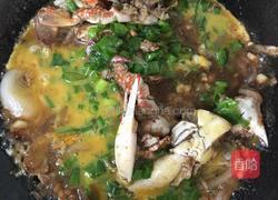 梭子蟹炒鸡蛋的做法图解5