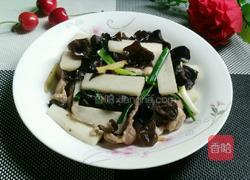 山药木耳炒肉的做法图解14