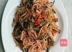 凉拌黄瓜金针菇的做法图解7