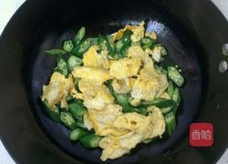 黄秋葵炒鸡蛋的做法图解6