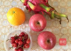 荷花水果拼盘的做法图解1