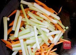素炒西芹三丝的做法图解6