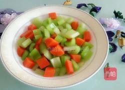 凉拌西芹胡萝卜的做法图解5