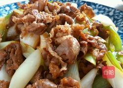 葱爆羊肉片的做法图解10