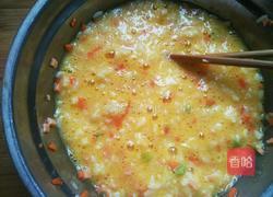 鸡蛋米饭煎饼的做法图解5