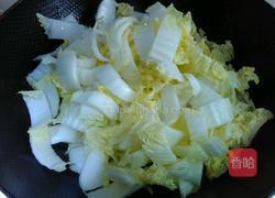 娃娃菜炒咸肉的做法图解4