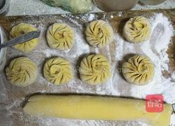 奶油紫薯南瓜包的做法图解5