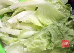 炝生菜的做法图解2