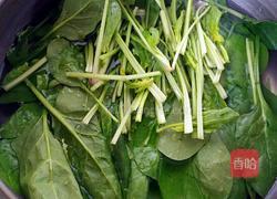 胡萝卜炒菠菜的做法图解3