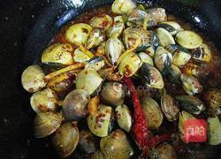 葱姜辣炒蛤蜊的做法图解7