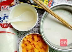 椰汁芒果糕的做法图解1