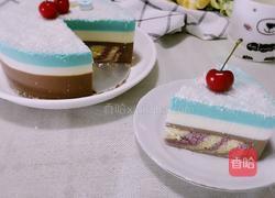 三色慕斯蛋糕的做法图解23
