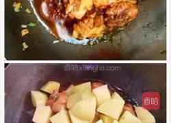 土豆烧鸡腿的做法图解5