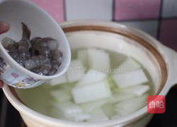 冬瓜虾仁汤的做法图解3