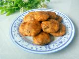 油炸茄子小饼