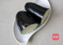 油炸茄子小饼的做法图解1