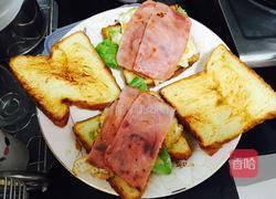 吐司变身汉堡的做法图解3