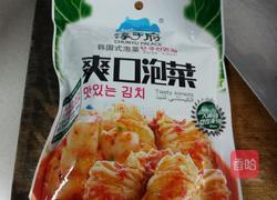 辣白菜豆腐汤的做法图解1